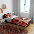 Dolphins NAIDOC Week 2026 Personalised Bedding Set 50 Years of Deadly Aboriginal Art