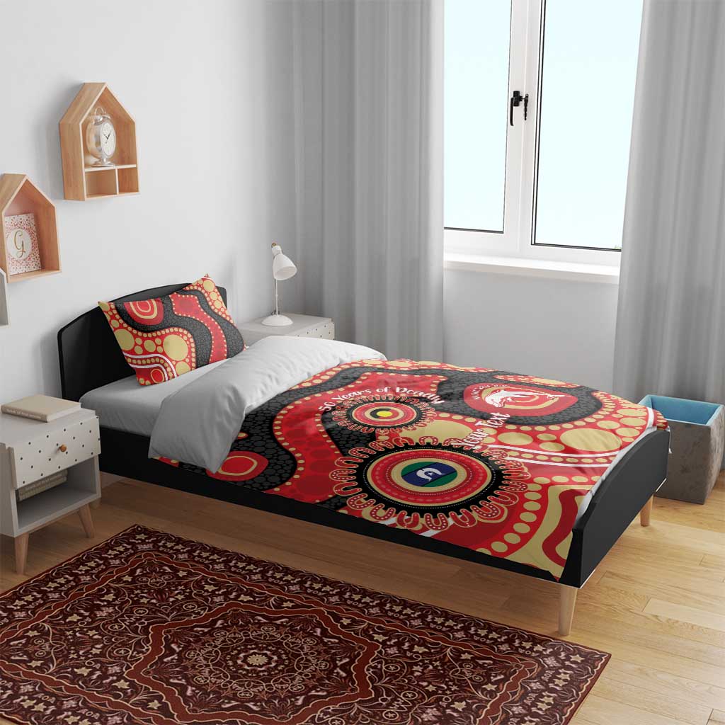 Dolphins NAIDOC Week 2026 Personalised Bedding Set 50 Years of Deadly Aboriginal Art