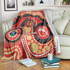 Dolphins NAIDOC Week 2026 Personalised Blanket 50 Years of Deadly Aboriginal Art