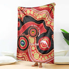 Dolphins NAIDOC Week 2026 Personalised Blanket 50 Years of Deadly Aboriginal Art
