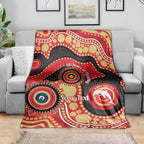 Dolphins NAIDOC Week 2026 Personalised Blanket 50 Years of Deadly Aboriginal Art