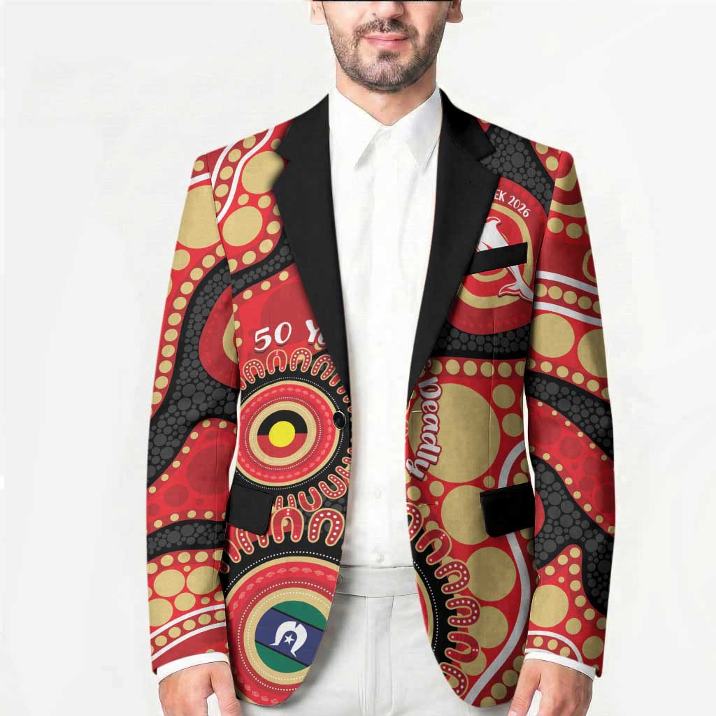 Dolphins NAIDOC Week 2026 Personalised Blazer 50 Years of Deadly Aboriginal Art