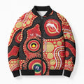 Dolphins NAIDOC Week 2026 Personalised Bomber Puffer Jacket 50 Years of Deadly Aboriginal Art