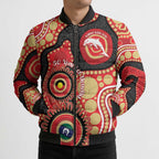 Dolphins NAIDOC Week 2026 Personalised Bomber Puffer Jacket 50 Years of Deadly Aboriginal Art