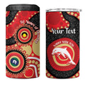 Dolphins NAIDOC Week 2026 Personalised 4 in 1 Can Cooler Tumbler 50 Years of Deadly Aboriginal Art