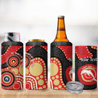 Dolphins NAIDOC Week 2026 Personalised 4 in 1 Can Cooler Tumbler 50 Years of Deadly Aboriginal Art