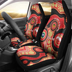 Dolphins NAIDOC Week 2026 Personalised Car Seat Cover 50 Years of Deadly Aboriginal Art