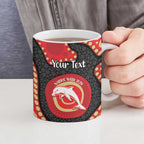 Dolphins NAIDOC Week 2026 Personalised Ceramic Mug 50 Years of Deadly Aboriginal Art