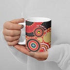 Dolphins NAIDOC Week 2026 Personalised Ceramic Mug 50 Years of Deadly Aboriginal Art