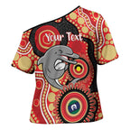 Dolphins NAIDOC Week 2026 Personalised Cross Shoulder Shirt 50 Years of Deadly Aboriginal Art