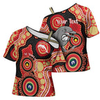 Dolphins NAIDOC Week 2026 Personalised Cross Shoulder Shirt 50 Years of Deadly Aboriginal Art