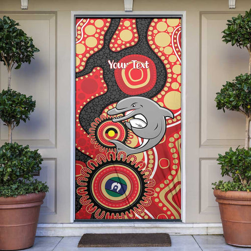 Dolphins NAIDOC Week 2026 Personalised Door Cover 50 Years of Deadly Aboriginal Art