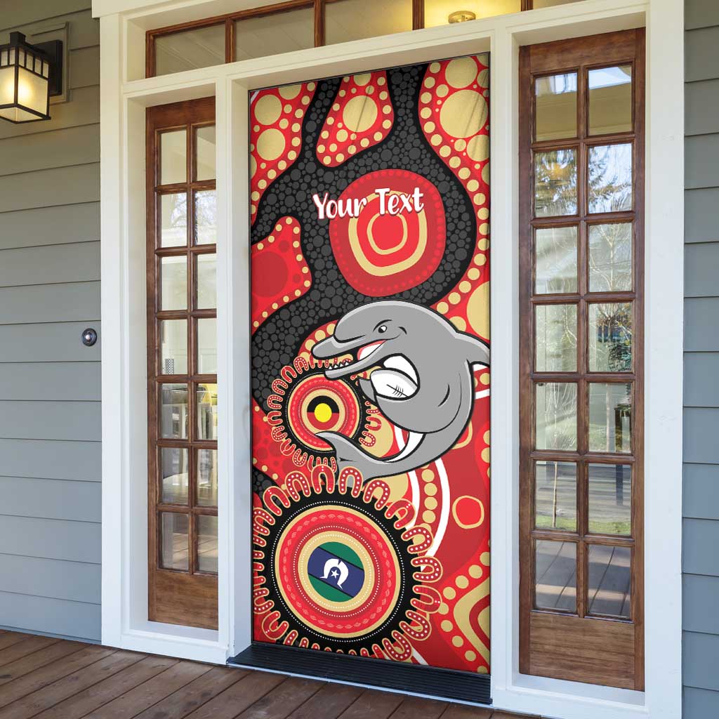 Dolphins NAIDOC Week 2026 Personalised Door Cover 50 Years of Deadly Aboriginal Art