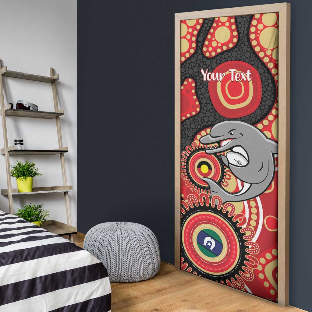 Dolphins NAIDOC Week 2026 Personalised Door Cover 50 Years of Deadly Aboriginal Art