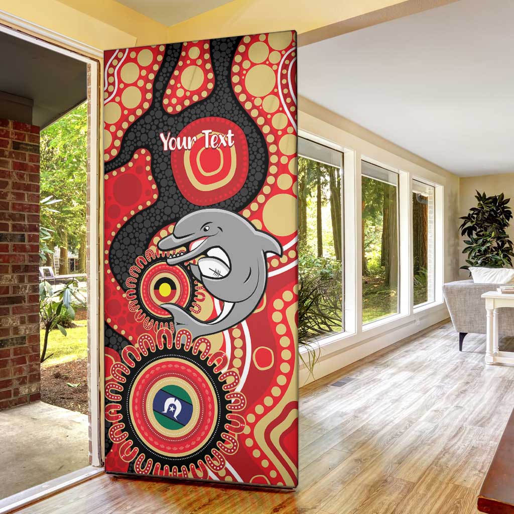 Dolphins NAIDOC Week 2026 Personalised Door Cover 50 Years of Deadly Aboriginal Art