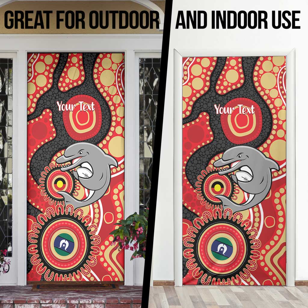 Dolphins NAIDOC Week 2026 Personalised Door Cover 50 Years of Deadly Aboriginal Art