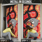 Dolphins NAIDOC Week 2026 Personalised Door Cover 50 Years of Deadly Aboriginal Art