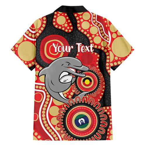 Dolphins NAIDOC Week 2026 Personalised Family Matching Mermaid Dress and Hawaiian Shirt 50 Years of Deadly Aboriginal Art