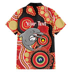 Dolphins NAIDOC Week 2026 Personalised Family Matching Off Shoulder Maxi Dress and Hawaiian Shirt 50 Years of Deadly Aboriginal Art