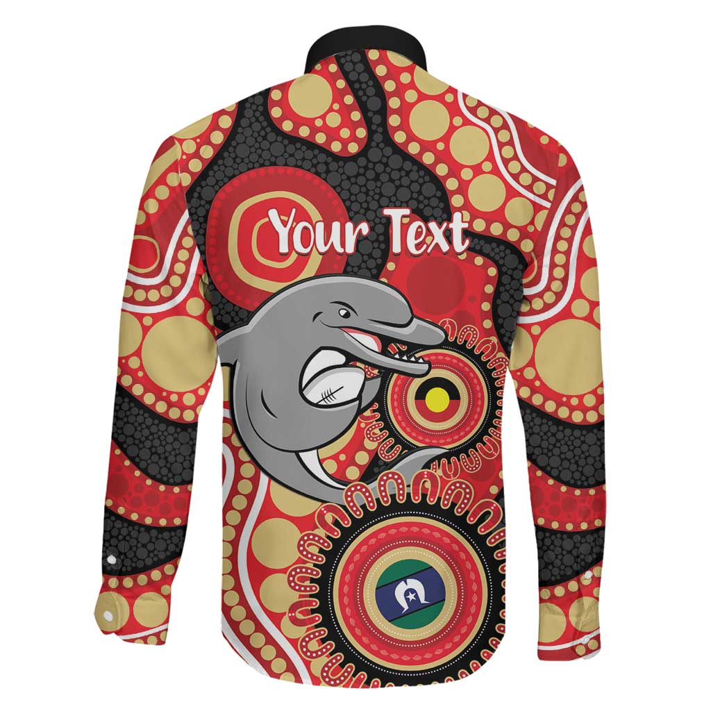 Dolphins NAIDOC Week 2026 Personalised Family Matching Summer Maxi Dress and Hawaiian Shirt 50 Years of Deadly Aboriginal Art