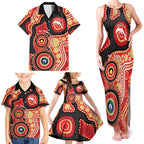 Dolphins NAIDOC Week 2026 Personalised Family Matching Tank Maxi Dress and Hawaiian Shirt 50 Years of Deadly Aboriginal Art