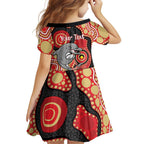 Dolphins NAIDOC Week 2026 Personalised Family Matching Tank Maxi Dress and Hawaiian Shirt 50 Years of Deadly Aboriginal Art