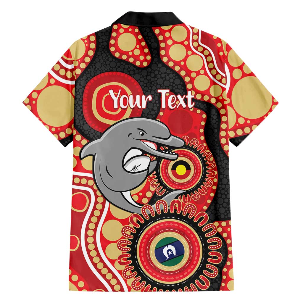Dolphins NAIDOC Week 2026 Personalised Family Matching Tank Maxi Dress and Hawaiian Shirt 50 Years of Deadly Aboriginal Art