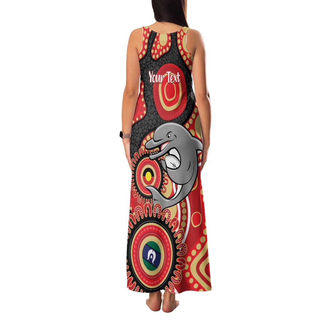 Dolphins NAIDOC Week 2026 Personalised Family Matching Tank Maxi Dress and Hawaiian Shirt 50 Years of Deadly Aboriginal Art