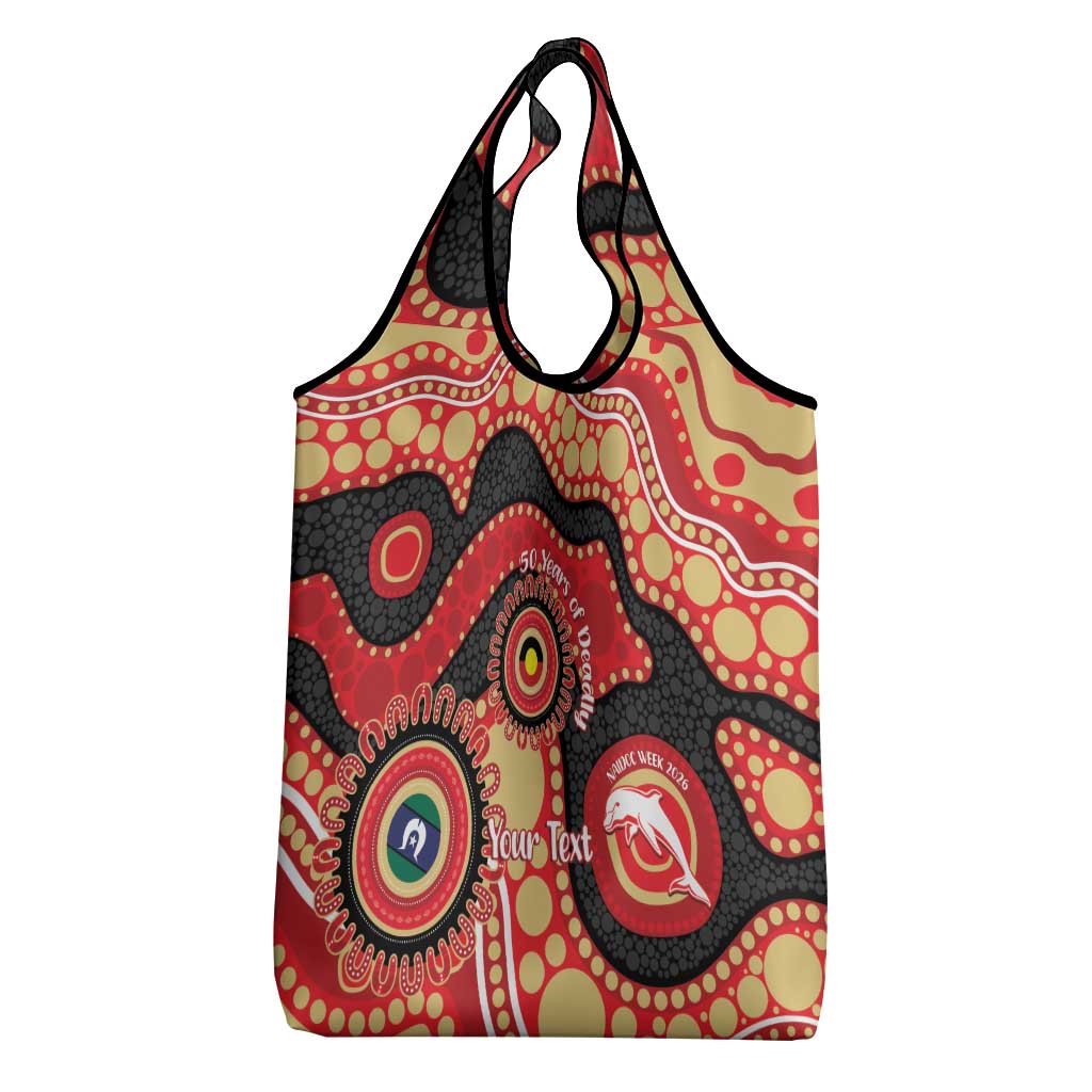 Dolphins NAIDOC Week 2026 Personalised Grocery Bag 50 Years of Deadly Aboriginal Art