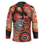 Dolphins NAIDOC Week 2026 Personalised Hockey Jersey 50 Years of Deadly Aboriginal Art