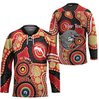 Dolphins NAIDOC Week 2026 Personalised Hockey Jersey 50 Years of Deadly Aboriginal Art