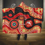Dolphins NAIDOC Week 2026 Personalised Hooded Blanket 50 Years of Deadly Aboriginal Art