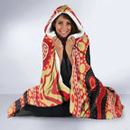 Dolphins NAIDOC Week 2026 Personalised Hooded Blanket 50 Years of Deadly Aboriginal Art