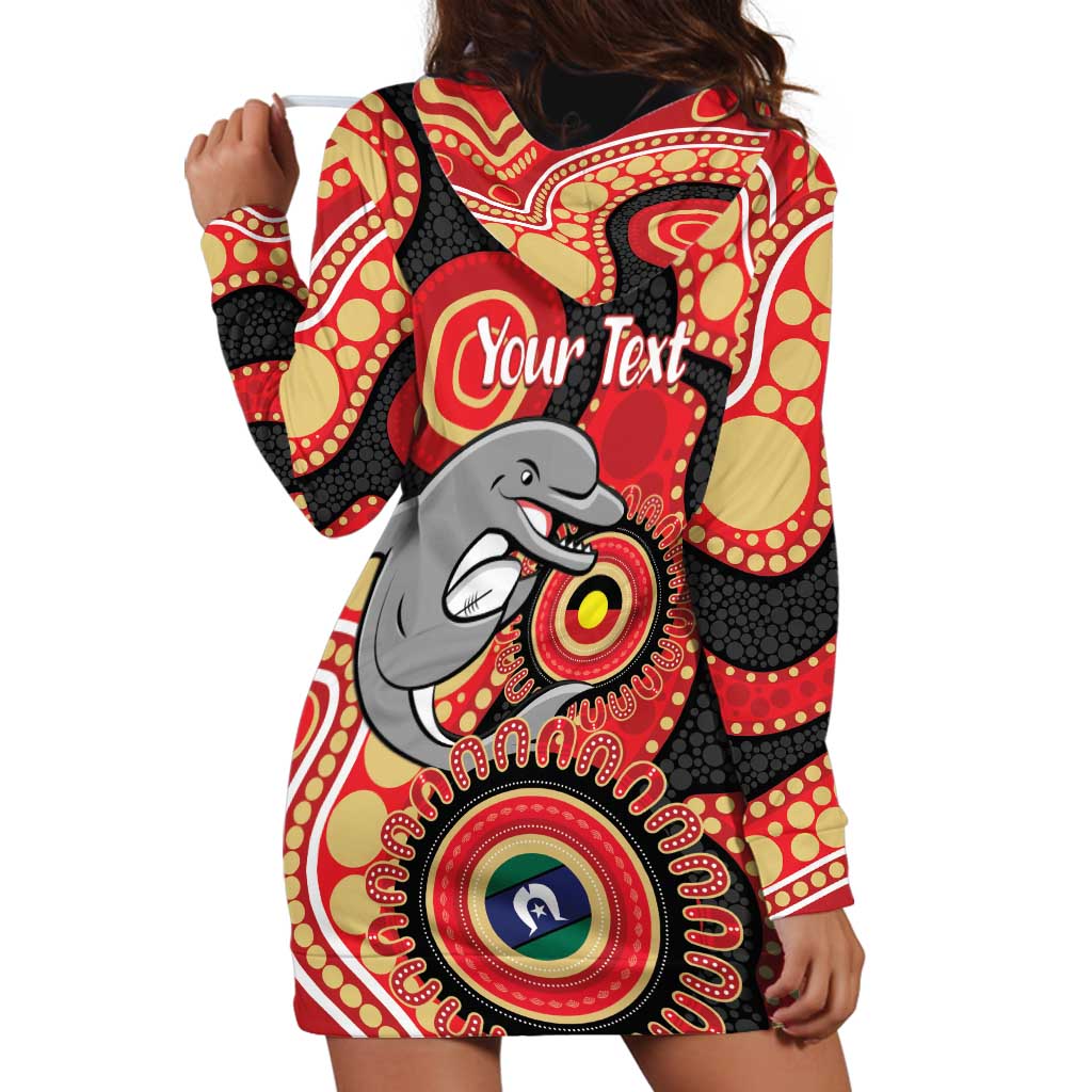 Dolphins NAIDOC Week 2026 Personalised Hoodie Dress 50 Years of Deadly Aboriginal Art