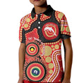Dolphins NAIDOC Week 2026 Personalised Kid Polo Shirt 50 Years of Deadly Aboriginal Art