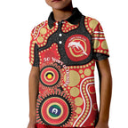 Dolphins NAIDOC Week 2026 Personalised Kid Polo Shirt 50 Years of Deadly Aboriginal Art