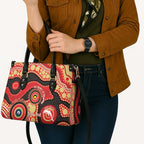 Dolphins NAIDOC Week 2026 Personalised Leather Bag 50 Years of Deadly Aboriginal Art