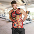 Dolphins NAIDOC Week 2026 Personalised Men Tank Top 50 Years of Deadly Aboriginal Art