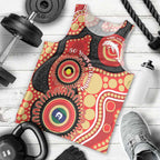 Dolphins NAIDOC Week 2026 Personalised Men Tank Top 50 Years of Deadly Aboriginal Art