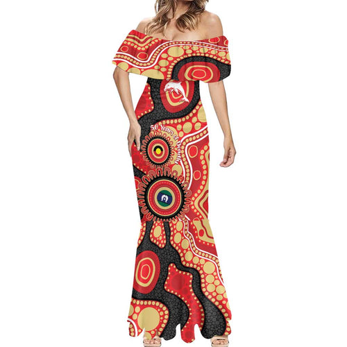 Dolphins NAIDOC Week 2026 Personalised Mermaid Dress 50 Years of Deadly Aboriginal Art