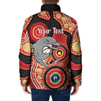 Dolphins NAIDOC Week 2026 Personalised Padded Jacket 50 Years of Deadly Aboriginal Art