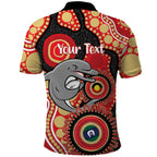 Dolphins NAIDOC Week 2026 Personalised Polo Shirt 50 Years of Deadly Aboriginal Art