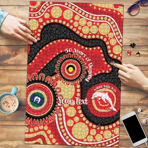 Dolphins NAIDOC Week 2026 Personalised Puzzle 50 Years of Deadly Aboriginal Art
