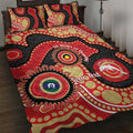 Dolphins NAIDOC Week 2026 Personalised Quilt Bed Set 50 Years of Deadly Aboriginal Art