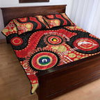Dolphins NAIDOC Week 2026 Personalised Quilt Bed Set 50 Years of Deadly Aboriginal Art