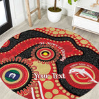 Dolphins NAIDOC Week 2026 Personalised Round Carpet 50 Years of Deadly Aboriginal Art