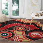 Dolphins NAIDOC Week 2026 Personalised Round Carpet 50 Years of Deadly Aboriginal Art