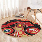 Dolphins NAIDOC Week 2026 Personalised Round Carpet 50 Years of Deadly Aboriginal Art