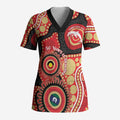 Dolphins NAIDOC Week 2026 Personalised Scrub Top 50 Years of Deadly Aboriginal Art