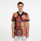 Dolphins NAIDOC Week 2026 Personalised Scrub Top 50 Years of Deadly Aboriginal Art
